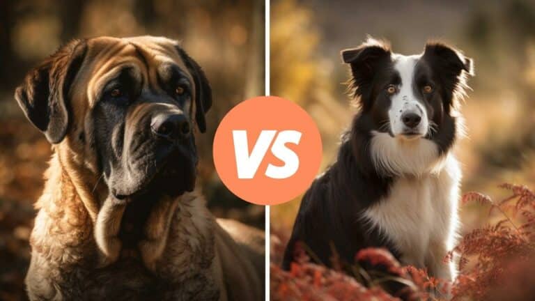 mastiff vs border collie